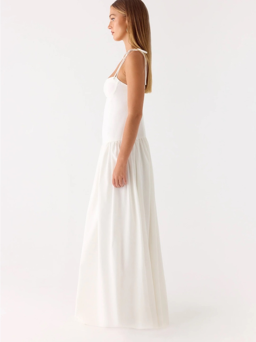 Peppermayo White Linen Maxi Dress - Picture 2 of 8
